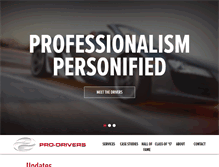 Tablet Screenshot of pro-drivers.com